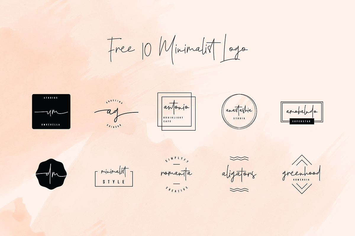Santiago Pro - Signature / Free Logo, a Script Font by Dierstudio (Photo 16 of 18)