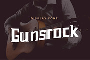 Gunsrock Display Font, a Sans Serif Font by gitasetstudio (Thumbnail 1 of 6)