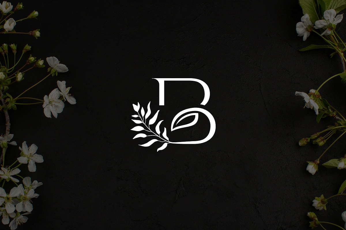 Minimalist Letter B Natural Logo, a Branding & Logo Template by Luxury Logos (Photo 2 of 4)