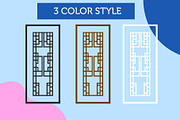 Classical Windows Bundles, a Decorative Illustration by bungamustia (Thumbnail 2 of 2)