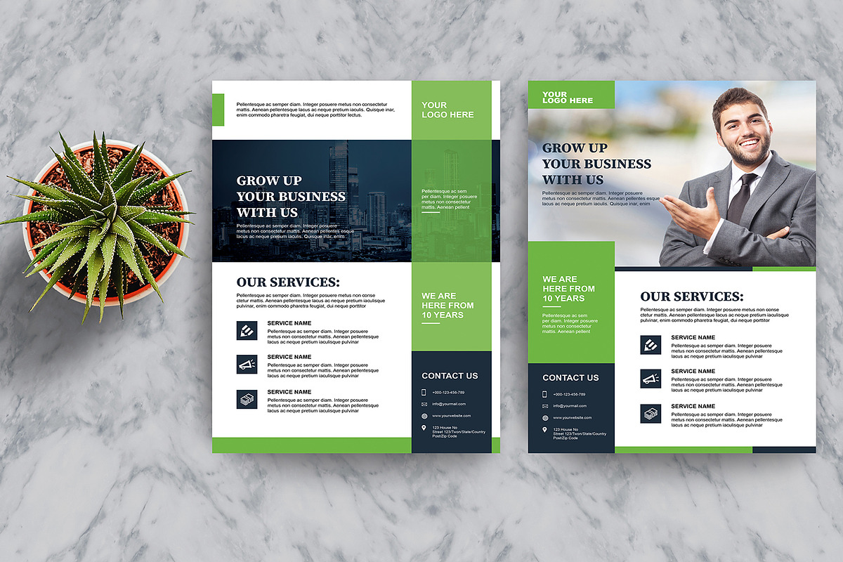 Corporate Flyer Bundle, a Flyer Template by SmmrDesign (Photo 2 of 4)