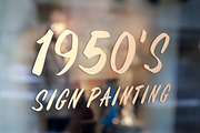 Fifties Paint Brush Font, a Script Font by Build Interactive (Thumbnail 7 of 7)
