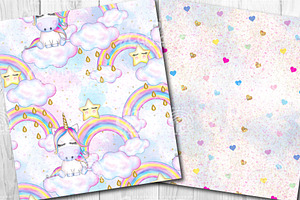 Unicorn Party Pattern Collection