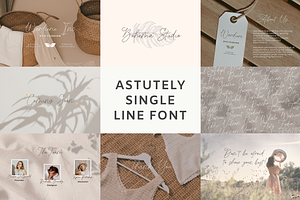 Single Line Font Bundle Vol. 1