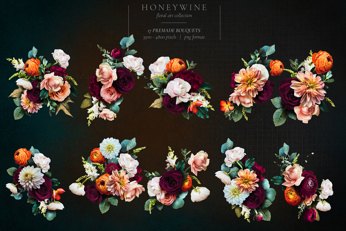 Honeywine Floral Art Collection, an Object Graphic by Eclectic Anthology (Photo 14 of 19)