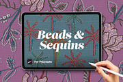 Beads & Sequins for Procreate, a Brush Add-On by Hanna Inaiáh (Thumbnail 1 of 6)