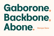 Hempa Sans - Sans Serif Family Fonts, a Sans Serif Font by Yukita Creative (Thumbnail 3 of 14)