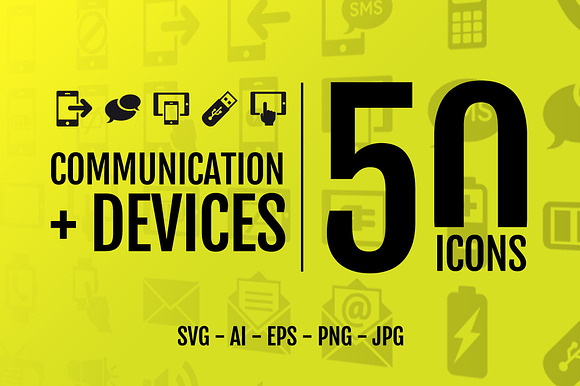 Comunication Devices 50 Icons