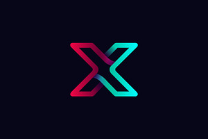 X Letter Logo Design