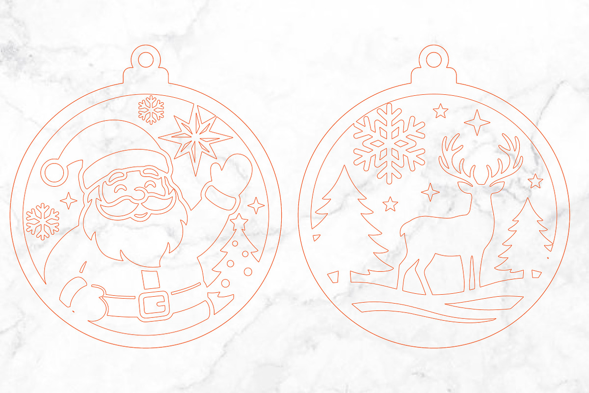 Christmas Santa Claus Reindeer Laser, an Object Graphic by Rose Art (Photo 2 of 3)