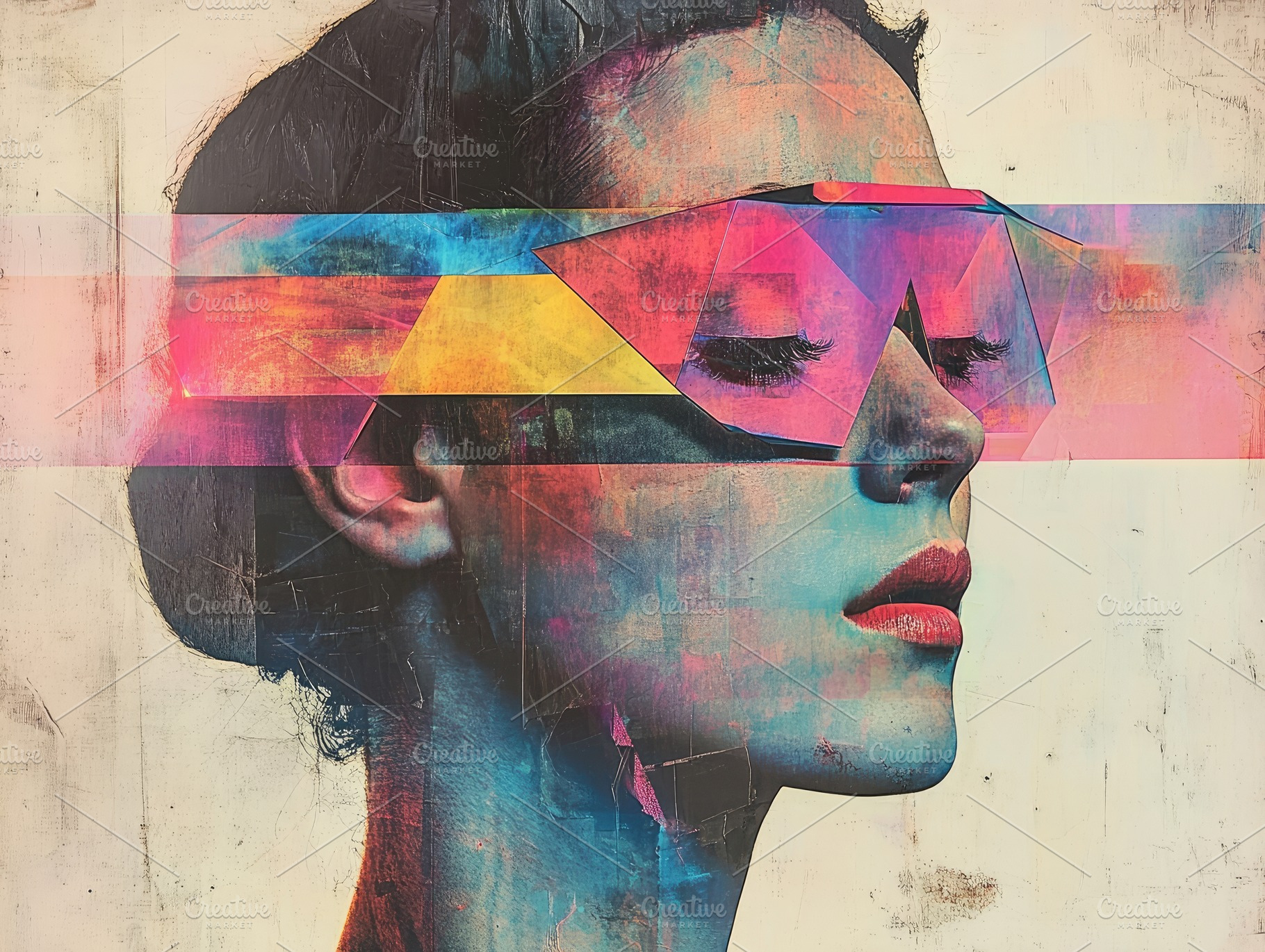 futuristic portrait of a woman, cyberpunk., a Photo by Pictures for you!!!!!!!!!