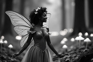Dark Fairy | Stock Photo, a Holiday Photo by Aura Canyon HQ