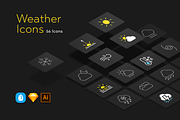 Weather Icons, a Solid Icon by Likeapples (Thumbnail 1 of 5)