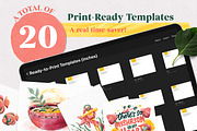 Procreate Print Toolkit 1 w/Vectors, a Brush Add-On by Debi Sementelli (Thumbnail 9 of 15)