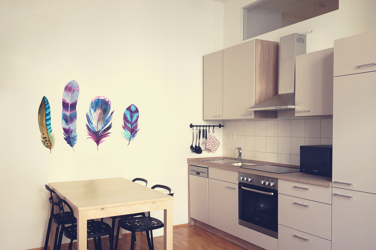 Watercolor Feathers, a Decorative Illustration by RosaPompelmo (Photo 3 of 4)