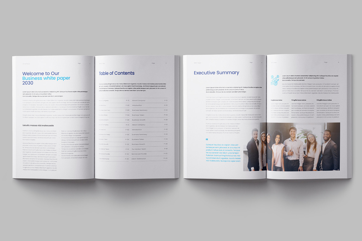 White Paper Template | Word & Canva, a Brochure Template by HiveArts (Photo 8 of 13)