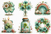 Whimsical St Patrick's Day Clipart, an Illustration by Craft Nest (Thumbnail 6 of 11)