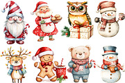 Christmas Characters Png, an Illustration by Designking (Thumbnail 3 of 4)