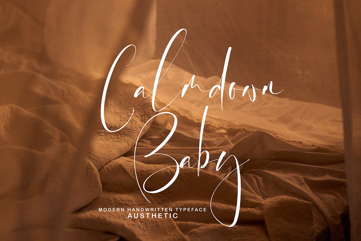 Algoriton, a Script Font by pineungtype (Photo 3 of 10)
