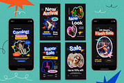 Black New Year’s Eve Instagram Set, a Social Media Template by Aiyari Graphic (Thumbnail 3 of 3)