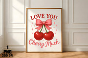 Love you cherry much PNG, an Illustration by Daily.Designs (Thumbnail 3 of 5)