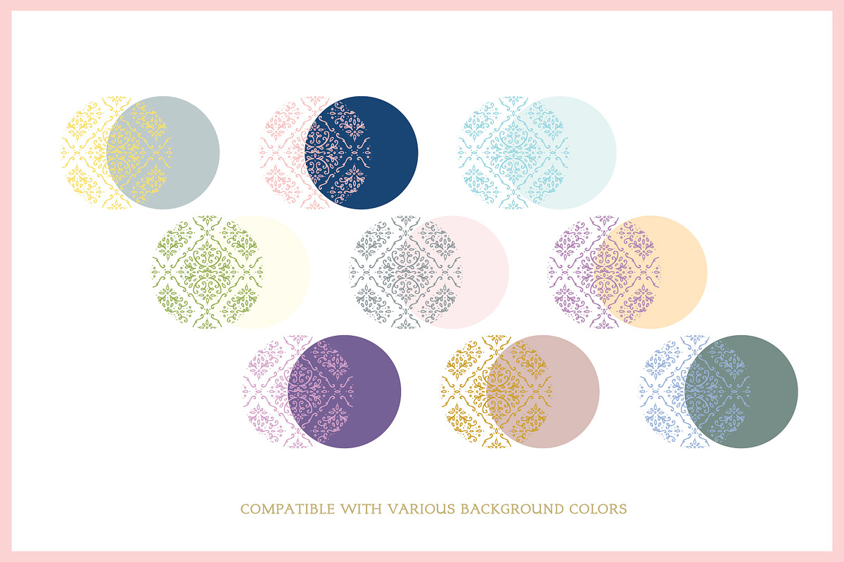 Cottagecore Pattern 5 Romantic Tiles, a Pattern Graphic by Euonia Meraki (Photo 5 of 13)
