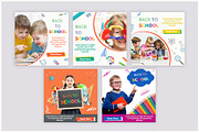 10 Back To School Banners, a Social Media Template by Nisha Droch (Thumbnail 2 of 3)