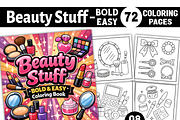 Beauty Stuff Coloring Book, a Decorative Illustration by Design Station (Thumbnail 1 of 7)