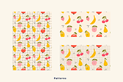 Sweet Fruits, a Pattern Graphic by AnnaEshka (Thumbnail 2 of 2)