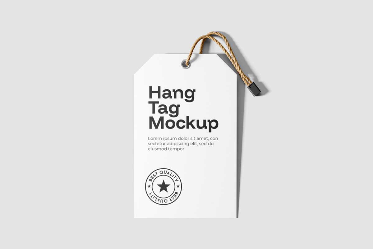 Hang Tag Mockup, an Advertising Mockup by Rizky Audymas (Photo 2 of 8)