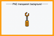 Wrench Tool Icons Set, an Icon by Designfour (Thumbnail 4 of 6)