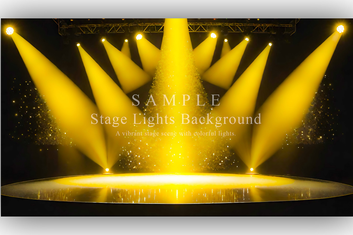 15 Stage Lights Background, a Background Graphic by NOMO DESIGN (Photo 12 of 16)