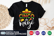Cinco De Mayo T-Shirt Design, an Object Graphic by FunnySVGCrafts (Thumbnail 3 of 3)