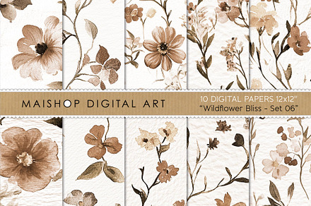 Wildflower Bliss Patterns Set 06