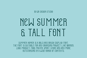 Summer Homer - Minimal Font