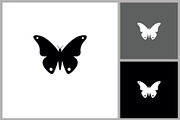 Black Butterfly Silhouette, a Branding & Logo Template by quadrazo (Thumbnail 2 of 2)