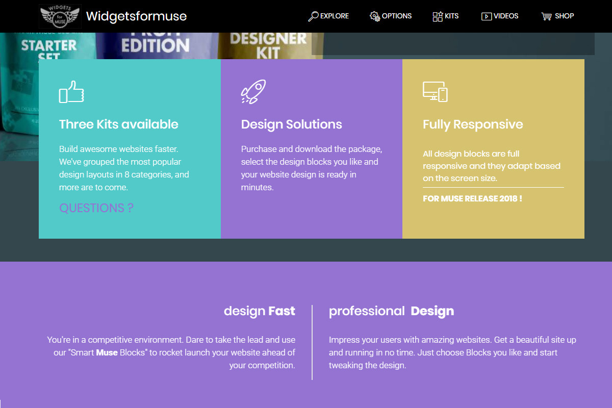 Smart Muse Blocks - Profi Edition, an UI Kit Template by Spark Tools (Photo 4 of 8)