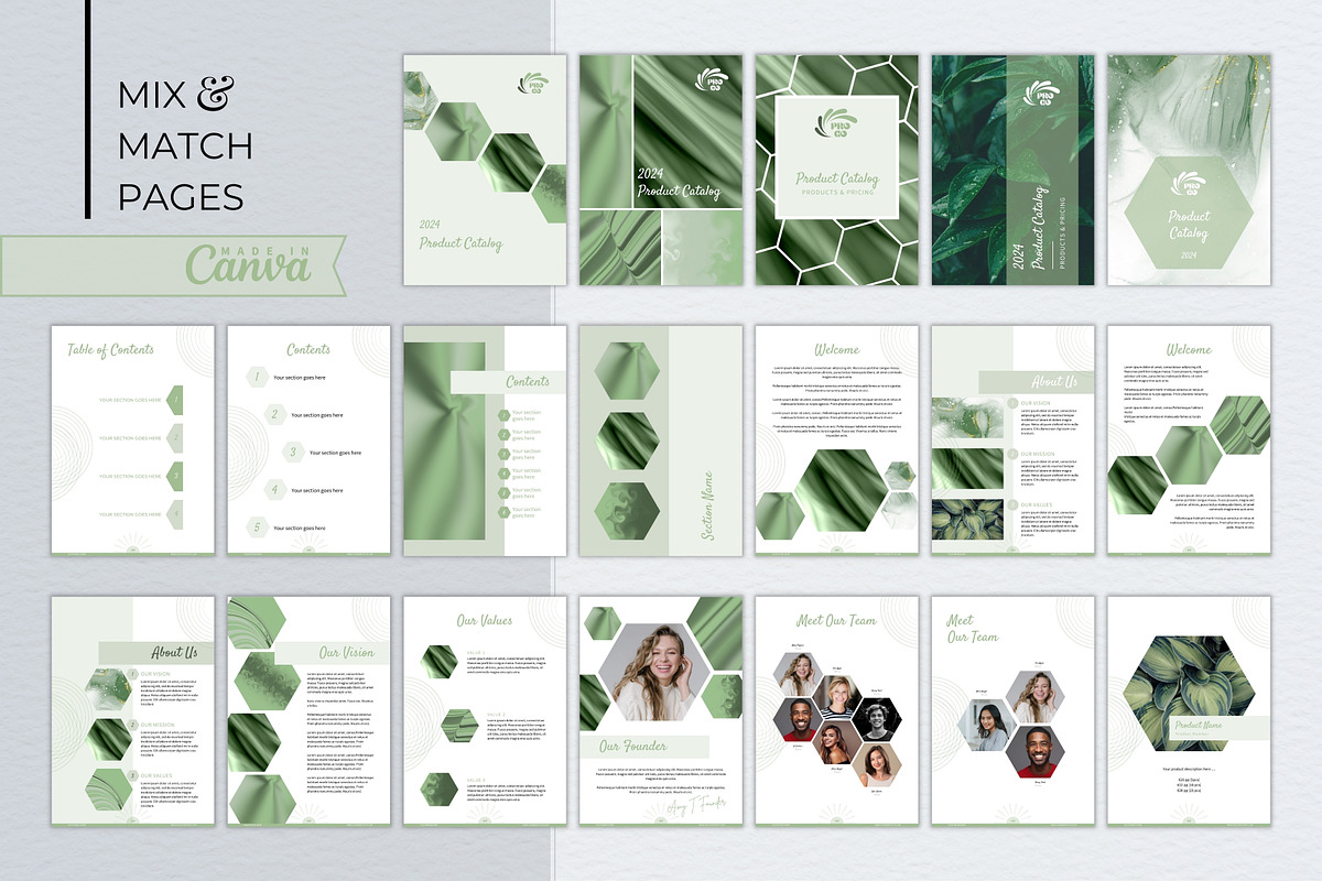 Product Catalog Template for Canva preview 6