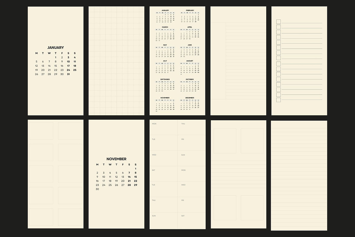 Digital Weekly Planner/Notebook ADHD, a Stationery Template by Ashiya Pixel (Photo 11 of 18)