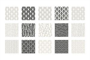 Art Deco Bundle 125 Patterns