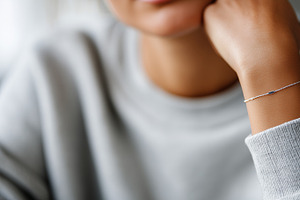 Close up of a woman wearing bracelet, a Beauty & Fashion Photo by MistyDay