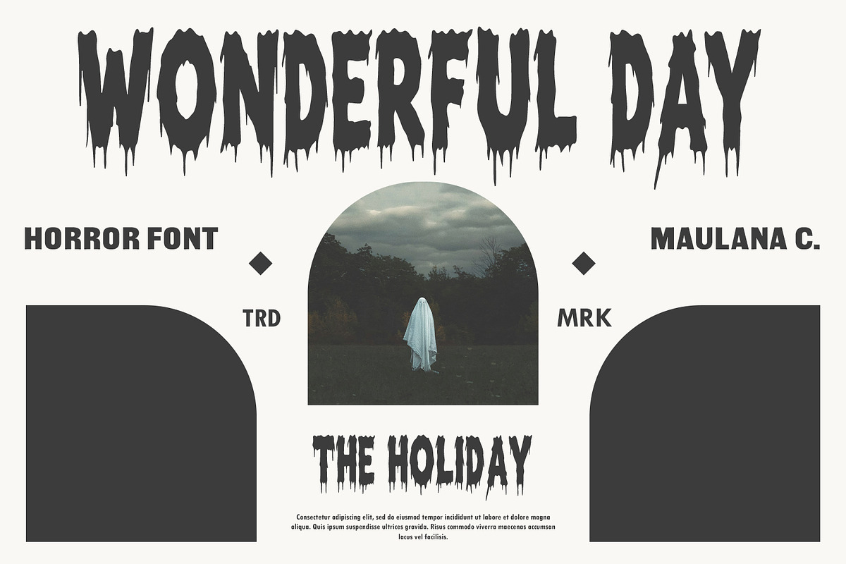 Dockerl Lectohen Spooky Slime Horror, a Sans Serif Font by Maulana Creative (Photo 3 of 7)