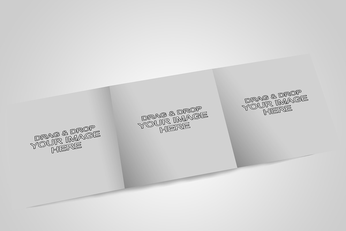 Square Trifold Mockup, a Print Template by BoriesBechker (Photo 6 of 9)
