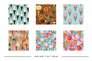 Ice Cream Retro Art Style Patterns, a Pattern Graphic by karenfoleyphoto (Thumbnail 7 of 10)
