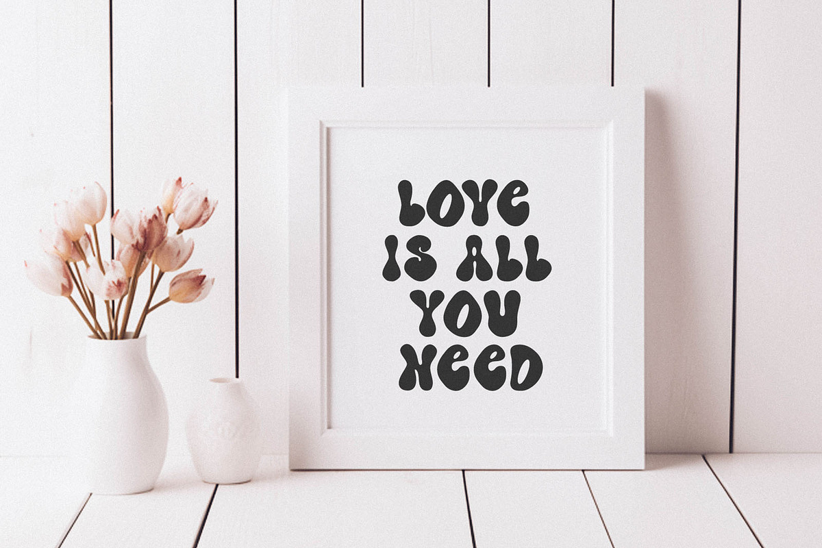 Creamy Berry Groovy Funky Font, a Handwritten Font by BarcelonaShop (Photo 7 of 10)