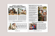 Christmas Family Newsletter, a Brochure Template by ROJI CREATOR (Thumbnail 3 of 7)