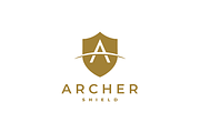 Archer Letter A Shield Logo Design, a Branding & Logo Template by yopie (Thumbnail 1 of 3)