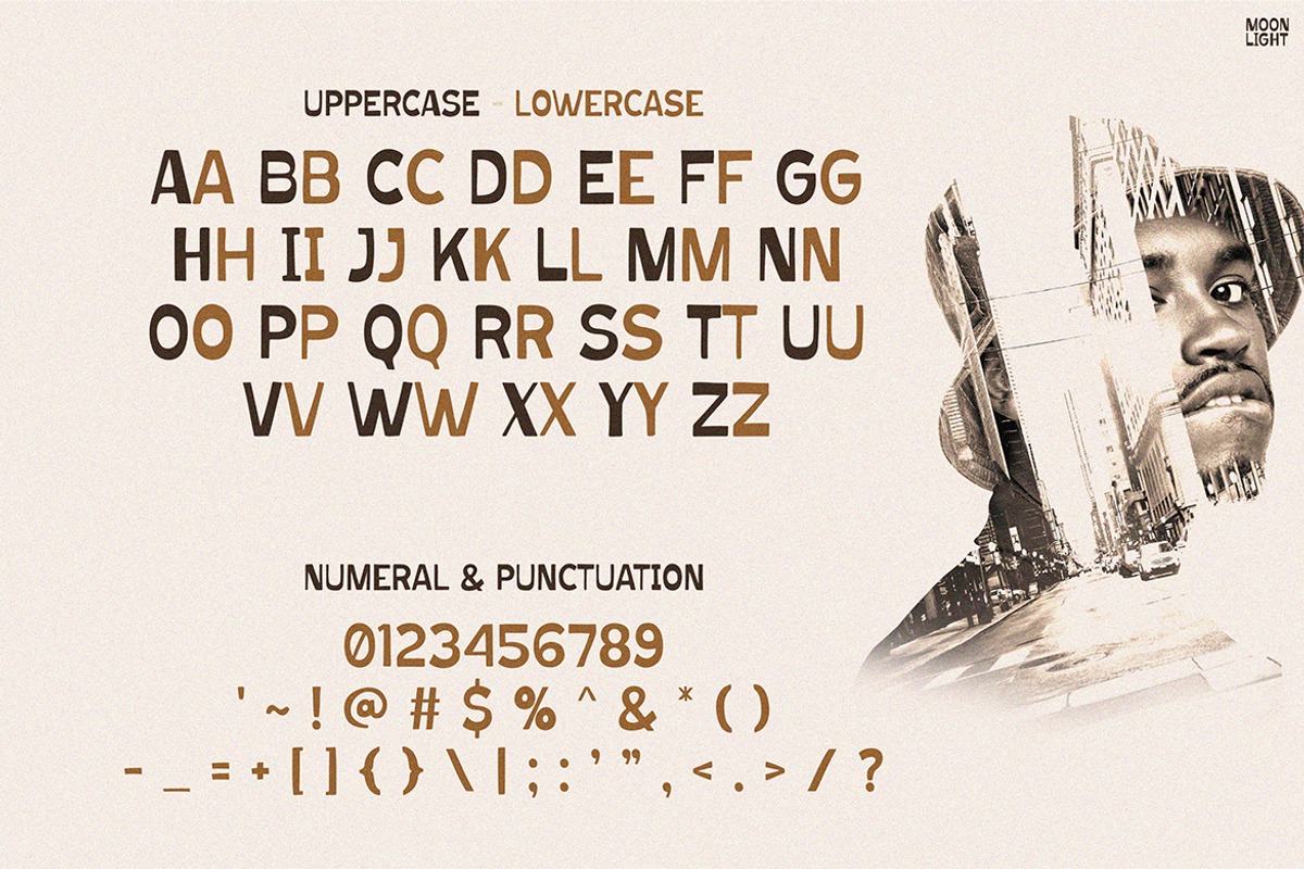 MOONLIGHT, a Font by Pinisi ART (Photo 2 of 11)