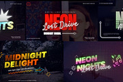 Neon Tech Typography After Effect, a Social Media Template by Loin Studio (Thumbnail 1 of 3)