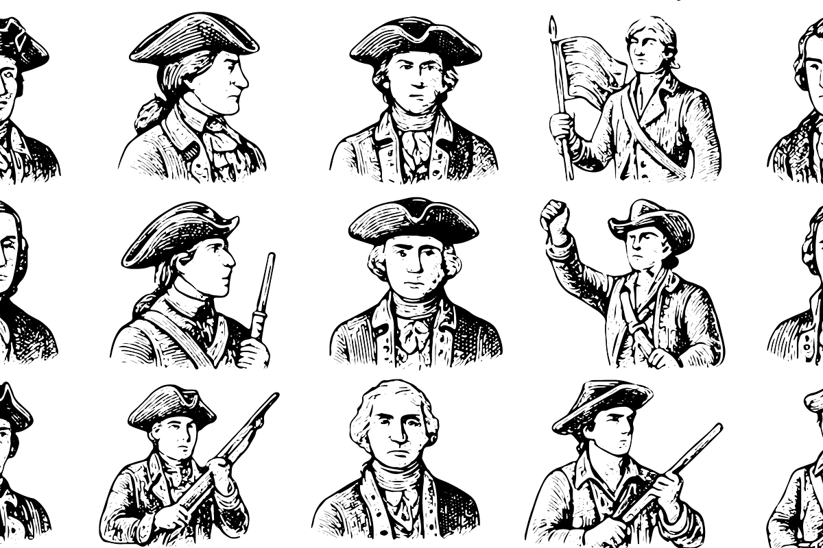 Revolutionary War Set, an Object Graphic by RT Studio (Photo 4 of 4)
